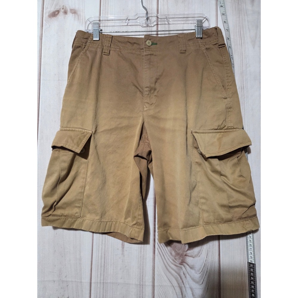 Tommy Hilfiger Mens 30 Cargo Shorts Brown Casual Outdoor Relaxed
